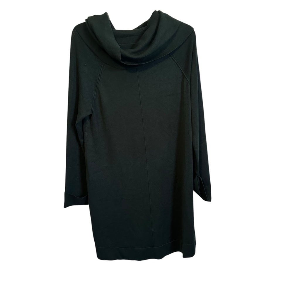 Vince Camuto Green Sweater Dress Cowl Neck Sweater Medium
